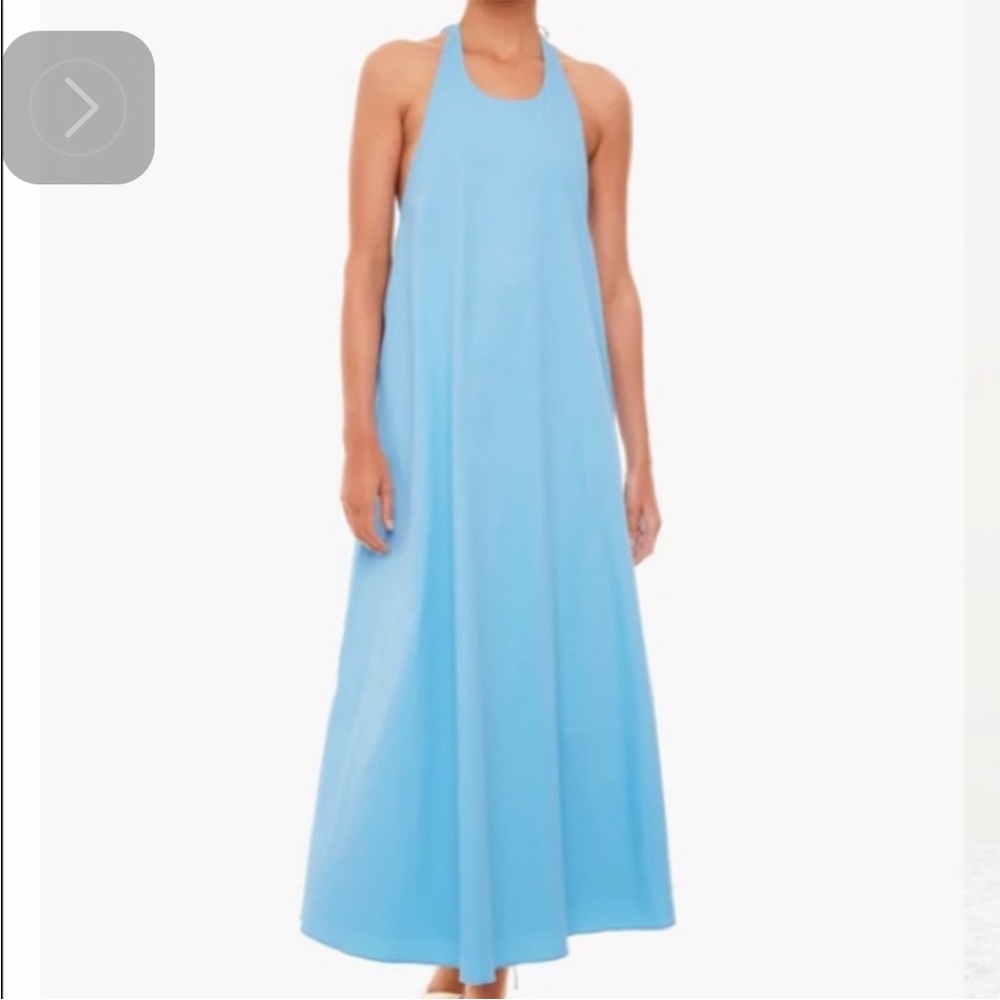 Breakers blue Lyle halter dress Pomander Place
